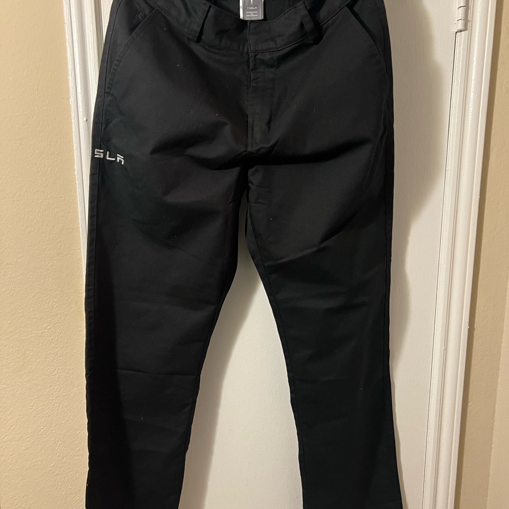 Tesla Men's Black work pants (new) size 34/32